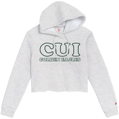 1636 Ladies Cropped Hood | Ash