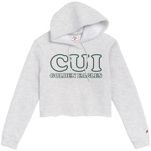 1636 Ladies Cropped Hood | Ash