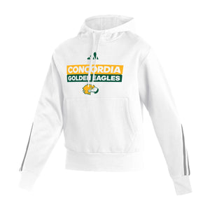Ladies Fashion Pullover Hoodie | White