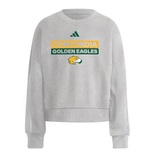 Load image into Gallery viewer, Ladies Three Stripe Crew | Heather Grey