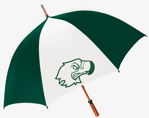 The Eagle Imprinted Golf Umbrella | Forest/White