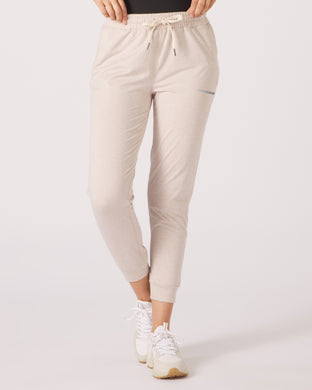 Serenie Jogger | Oatmilk Marble