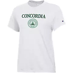 Concordia University Seal Tee | White