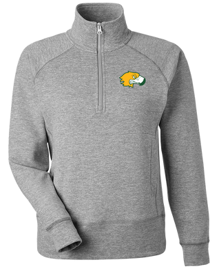 Ladies Electric Fleece 1/4 Zip | Jade