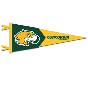 12 X 32 Two-Piece Flock Plus Pennant | Dark Green and Gold