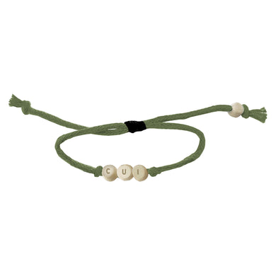 Mud Love Bitty Beads Bracelet | Moss