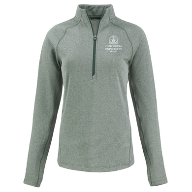 Ladies Peshastin 1/4 Zip | Hunter Heather