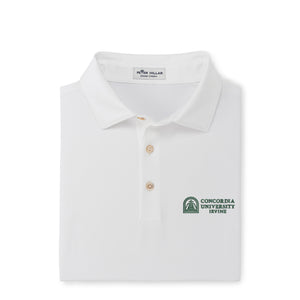 Solid Performance Jersey Polo | White