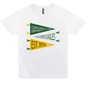 Pennant Tee | White
